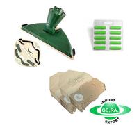 1 SPAZZOLA COMPLETA PER FOLLETTO VK 130 131 + 12 SACCHETTI + 10 PROFUMI