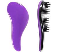 1 spazzola districante viola per capelli, pettine per capelli, per donne, ragazze, uomini e ragazzi, adatta per capelli bagnati e asciutti, elegante e popolare, spazzole per capelli, strumenti per lo