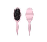 1 spazzola massaggiante a cuscino d'aria, spazzola per capelli pettine salone barbiere strumenti per lo styling dei capelli, rotonda rosa