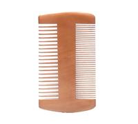 1 spazzola per capelli in legno naturale da 9,8 cm, pettine da barba da uomo