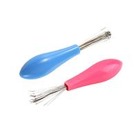 1 spazzola per capelli, pettine per la pulizia dei capelli, mini spazzola per capelli, pettini, manico magico, groviglio per doccia, salone di bellezza, strumento per la cura della calza della Befana