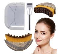 1 Spazzola per Drenaggio Linfatico Viso, 1 Pennello di una parola, Lymphatic Face Brush, Massager for Jawline & Chin,Facial Sculpting Tool, per Scolpire una Linea Della Mascella Perfetta