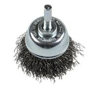 1 spazzola rotonda Klingspor 358331 D = 50 x gambo = 6 mm, per acciaio