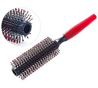 1 spazzola rotonda per capelli con setole morbide, asciugacapelli e arricciacapelli, strumento per acconciature, mini rullo per capelli ondulati, per donne e uomini, alla moda