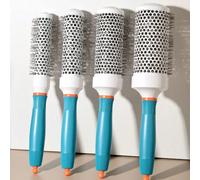 1 Spazzola rotonda professionale in ceramica, spazzola cilindrica anti-statica e resistente al calore, adatta per asciugare e fissare i capelli - ideale per il salone di parrucchiere 25#,32#,45#,53#,S