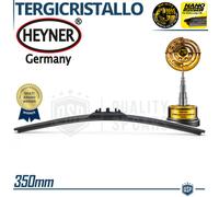 1 Spazzola Tergicristallo HEYNER GERMANY 350mm UNIVERSALE Gomma Nano Grafitata
