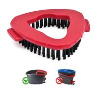 1 Spazzola,Testa Spazzola Di Ricambio Per Mocio compatibili con Vileda Easywring Spin Mop Sistema A 1 Serbatoio, Triangolo Mop Spin Testa, Multifunzione spazzola per pavimenti e piastrelle