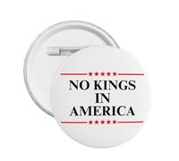 1 spilla con bandiera "No King in America" per salvare la democrazia, spilla rotonda per borsa porta abiti