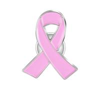 1 spilla con nastro, per la sensibilizzazione al cancro al seno, accessori per il cancro al seno, per beneficenza, eventi sociali, raccolta fondi di beneficenza, attività commemorative