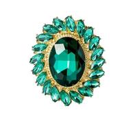 1 spilla da donna, unisex, fiore, accessori, 2,8 x 3,2 cm, Metallo Plastica