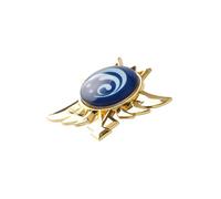 1 spilla in metallo a forma di Genshin Impact, con sette elementi