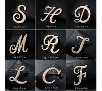 1 spilla minimalista di lusso in lega con 26 lettere e perle, regalo di nozze elegante per gli amici L,M,S,H,A,T,O,X,B,C,D,E,F,G,I,J,K,N,P,Q,R,U,V,W,Y,ZLega di rame