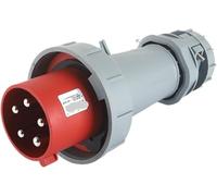 1 spina e presa di tipo industriale, esposta e nascosta, for data center, illuminazione scenica e fabbriche(4P 63A)
