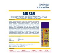 1 Spray AIR SAN IGIENIZZANTE SANIFICANTE PER CONDIZIONATORI antimuffa profumato