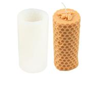 1 stampo 3D a forma di ape, in silicone, a nido d'ape, per sapone e cera, per realizzare candele a forma di alveare (colonna di alveare)