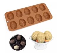 1 stampo 3D per mousse di cioccolato con cervello umano, per gelatina, budino, sapone, dessert, fai da te, Halloween, organo a sorpresa, stampo in silicone per torte fondente