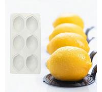 1 stampo per cioccolato a forma di limone, stampo per barrette di cioccolato di Dubai, stampo in silicone 3D, stampo per caramelle, stampo per mousse, stampo per budino, per strumenti di decorazione t