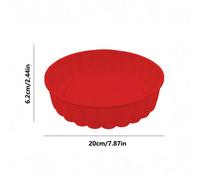 1 stampo per torta in silicone resistente, 20 cm di diametro, con una varietà di colori e stili tra cui scegliere, facile da pulire, facile da usare, adatto per la preparazione di torte, semplice e po