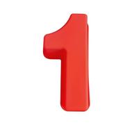 1 stampo rosso numero 1, grande forma numerica, cioccolato, fondente in silicone, stampo fai da te, adatto per la produzione di alimenti e artigianato