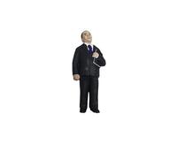1 Statuetta BERLUSCONI 13 cm Circa Terracotta VIP POLITICI CALCIATORI da Maestri Artigiani San Gregorio armeno PRESEPE San G. ARMENO ricevi Un Portachiavi sheperds Crib MF