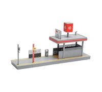 1 Stazione della metropolitana non assemblata in 1/64 per diorami ferroviari e modellini architettonici treni Espositori per scene creative smontaggio per modellini ferroviari