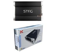 1 STEG K4.01 amplificatore a 4 canali da competizione spl da 145 x 4 watt rms stabile a 2 ohm per porte portiere sportelli auto, 1 pezzo