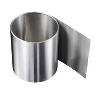 1 striscia di lamina in acciaio inossidabile 304 - spessore da 0,1 mm a 0,5 mm, larghezza 50 mm, lunghezza 1 metro, durevole e resistente all'erosione(0.15mm)