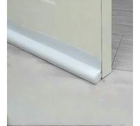 1 striscia di tenuta inferiore per porta, guarnizione regolabile sotto la porta, fermaspifferi, guarnizione in schiuma antifreddo su un lato, guarnizione - bianco 95pige