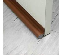 1 striscia di tenuta inferiore per porta, guarnizione regolabile sotto la porta, fermaspifferi, guarnizione in schiuma antifreddo su un lato, guarnizione - marrone 95pige