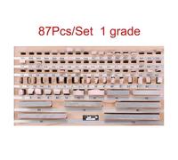 1 Strumenti Di Misurazione Dei Blocchi Calibro For Test Del Calibro Di Ispezione Del Grado 0 Di Grado 0,Costruzione robusta(87pcs 1 grade)