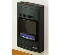 1 STUFA BLU FLAME GAS metano POTENZA 4100 W MOD ECO 95 DA PARETE O PIEDI DA APPOGGIO MARCA SICAR COLORE GRIGIO