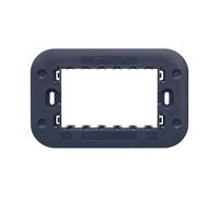 1 Supporto 3 moduli/posti, Compatibile Con BTicino Axolute, Scatola 503, Realizzato In plastica di alta qualità, 100% compatibile con le placche e i moduli originali