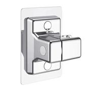 1 supporto a ventosa per doccia argentato, senza accessori per doccia, supporto per soffione doccia di ricambio, supporto per doccia regolabile