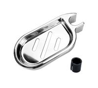 1 supporto per asta doccia, portasapone, vasca da bagno, portasapone doccia