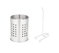 1 supporto per bacchette, 1 gancio di prolunga, gabbia per bacchette da appendere, supporto per bacchette di scarico, strumento di conservazione per bacchette, portaposate in acciaio inox, portaposate