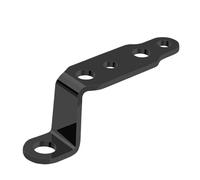 1 supporto per faro per moto, specchietto retrovisore, lampada, faretto, morsetto, accessori per scooter faro per lampadina Staffe Supporto Faretti(Black)