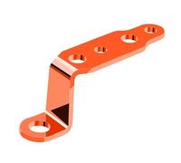 1 supporto per faro per moto, specchietto retrovisore, lampada, faretto, morsetto, accessori per scooter faro per lampadina Staffe Supporto Faretti(Orange)