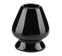 1 supporto per frusta Matcha Chasen in ceramica per set da tè, accessori multiuso, confezione socialme-eu (nero)