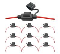 1 Supporto per fuse auto | High-Strength Effective Stabless | 12-48 V Fuse Holder for Automotive Vehicle Circuit System Accessories Electrical Equipment Battery Packs RV
