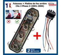 1 Supporto Per Luci Posteriori + 1 Line Riparazione Pinze Clio II - 110231WP2