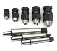 1 supporto per mandrino a cono Mt3MT1 MT2 MT3 B10 B12 B16 B18 B22 1 set per trapano mandrino autofilettante CNC (MT3-B22 (5-20 mm)