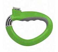 1 supporto per maniglia per borsa della spesa in plastica con serratura per generi alimentari (verde)