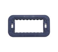 1 Supporto per placche slim 4 moduli/posti, Compatibile Con BTicino Axolute Air, Scatola/Cassetta 504, Realizzato In plastica di alta qualità, 100% compatibile con le placche e i moduli originali