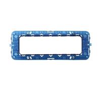 1 Supporto per placchette 7 moduli/posti, Compatibile Con Vimar Arke', Scatola/Cassetta 506/507, Realizzato In plastica di alta qualità, 100% compatibile con le placche e i moduli originali