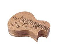 1 supporto per plettro per chitarra in legno per custodia scatola di immagazzinaggio mediatore personalizzato confezione per basso regalo plettri in legno custodia per organizer elettrico contenitore