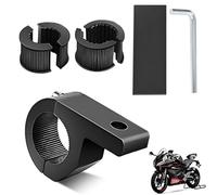 1 Supporto Universale per Barra di Lavoro - 3 Cuscinetti in Gomma e Fissaggio a Pinza - Per Barre LED e Proiettori - Compatibile con Barra di Protezione e Veicoli Multipli - 7.7 x 5 x 2 cm