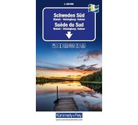 1 Sweden South Road Map: Malmö-Helsingborg-Kalmar