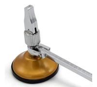 1 tagliavetro circolare con manico rotondo e ventosa per il taglio di vetro, ceramica, specchio per corpo in acciaio legato, diametro 55 mm/60 mm, compatibile (B)