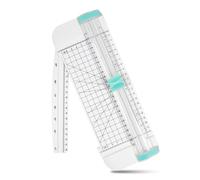 1 taglierina multifunzione, affettatrice portatile, taglierina di carta multifunzione, taglierina di carta A5, adatta per tagliare tutti i tipi di carta (verde menta)