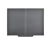 1 tappetino drenante in silicone for asciugatura pentole e stoviglie, tappetini antiscivolo(DARK GRAY-1,42.5X33cm)